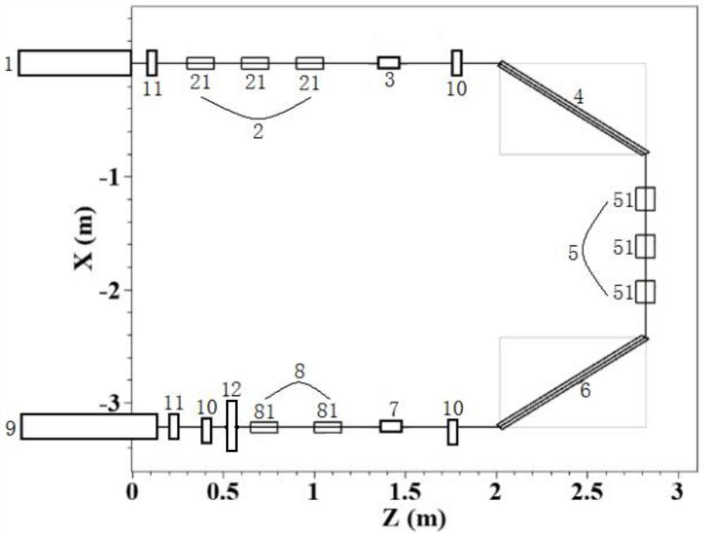 Compact beam image reproduction transmission system