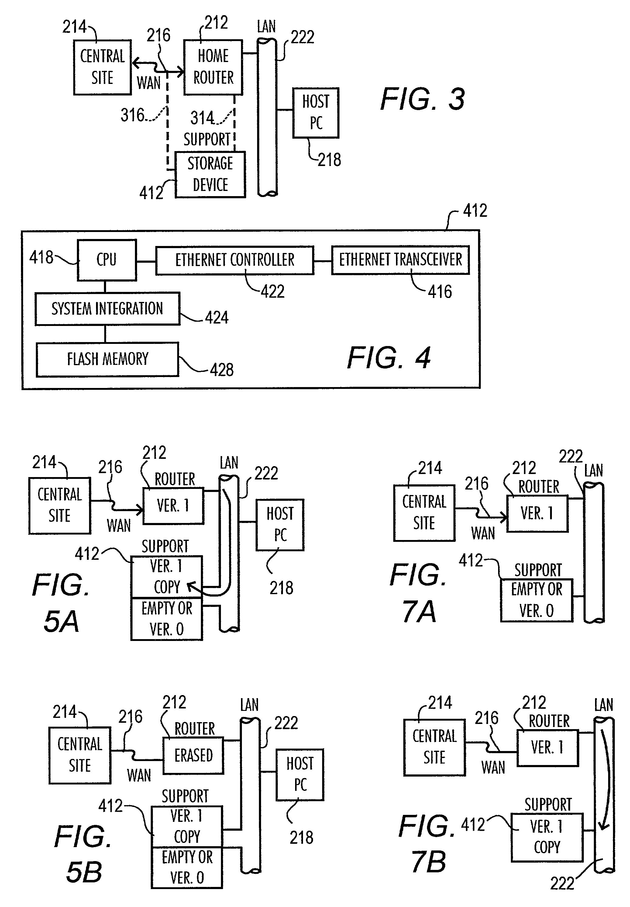 Router image support device
