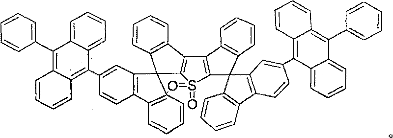 Material containing non-benzenoid aryl spiro and its synthesis and application