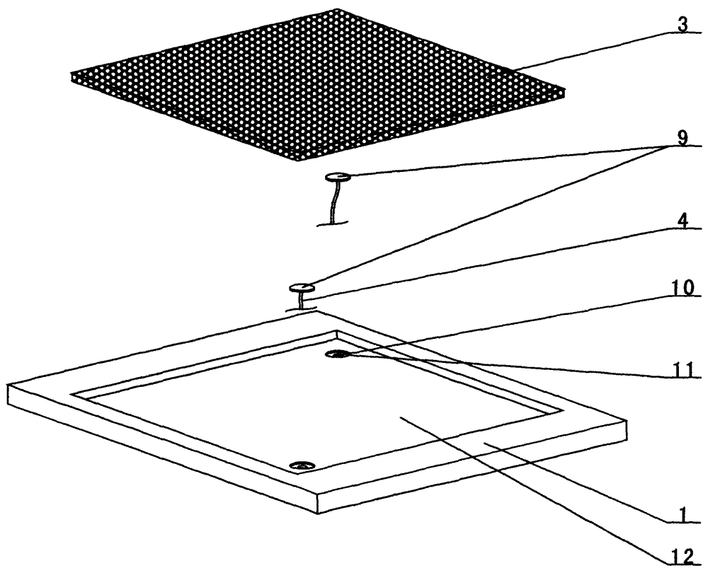 A power generation device of a single crystal silicon glass composite body in a glass curtain wall