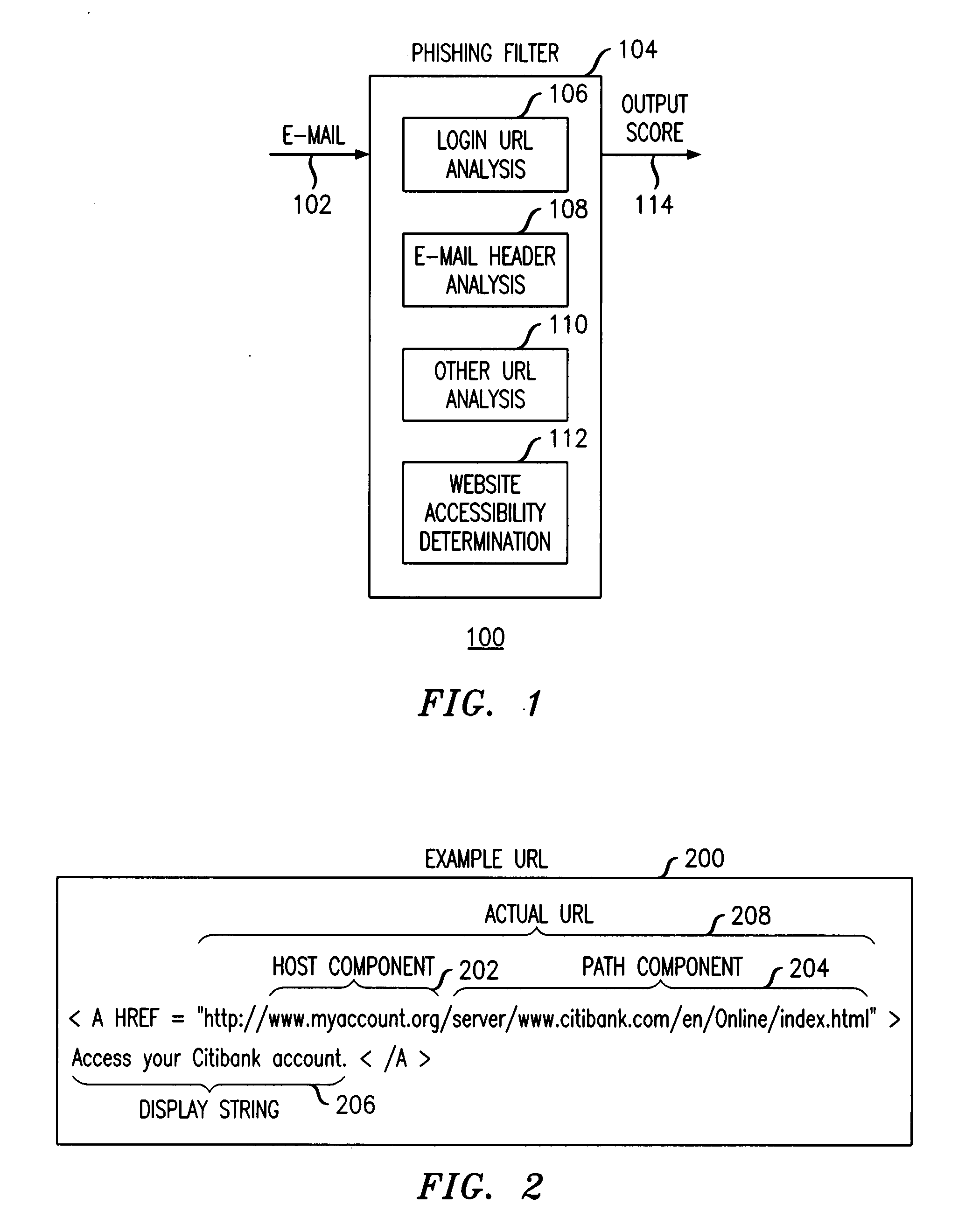 Method and apparatus for detecting phishing attempts solicited by electronic mail