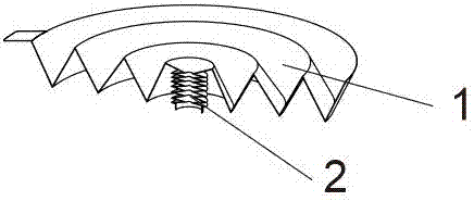 Easily-stored long neck funnel