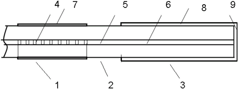 Single-end reflective long-period fiber grating sensor and manufacture process thereof