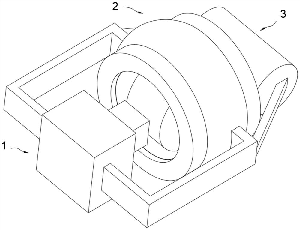 Grinding device for tunnel construction based on renewable resources