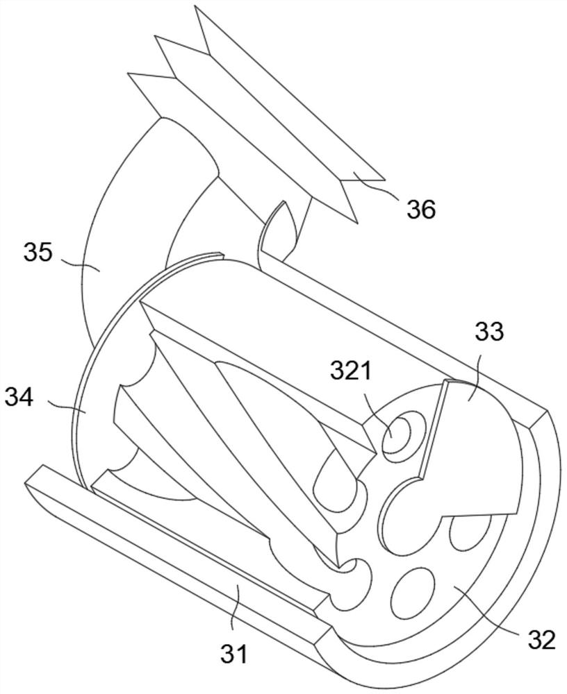 Grinding device for tunnel construction based on renewable resources