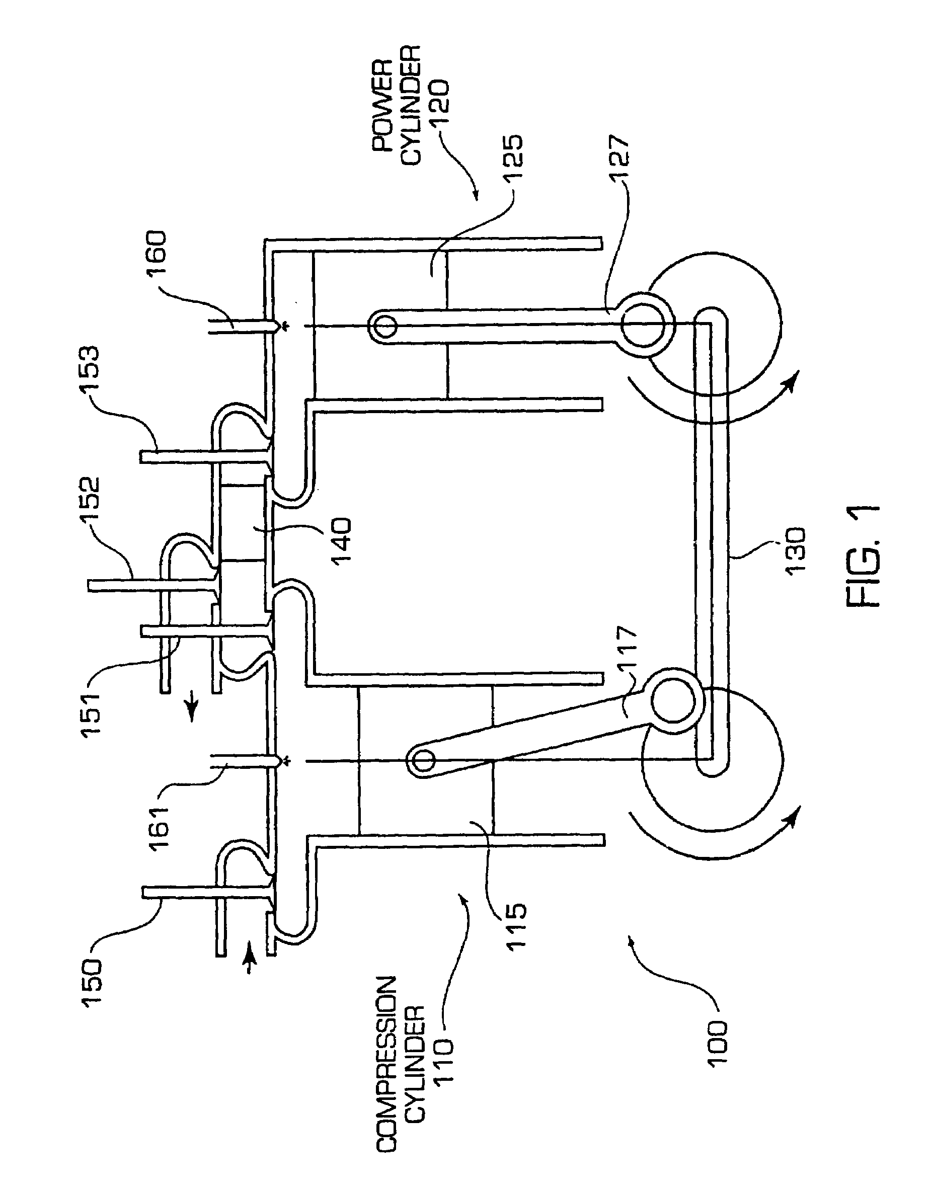 Internal combustion engine with regenerator, hot air ignition, and supercharger-based engine control