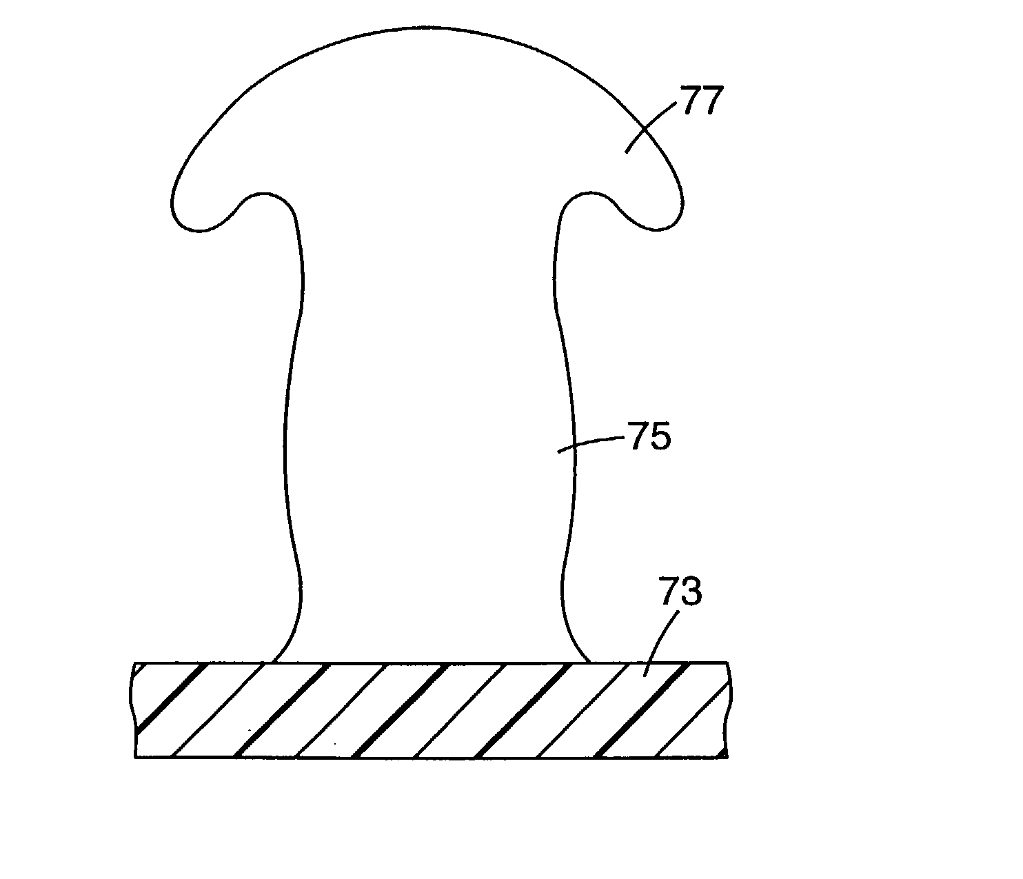 Heat treated profile extruded hook