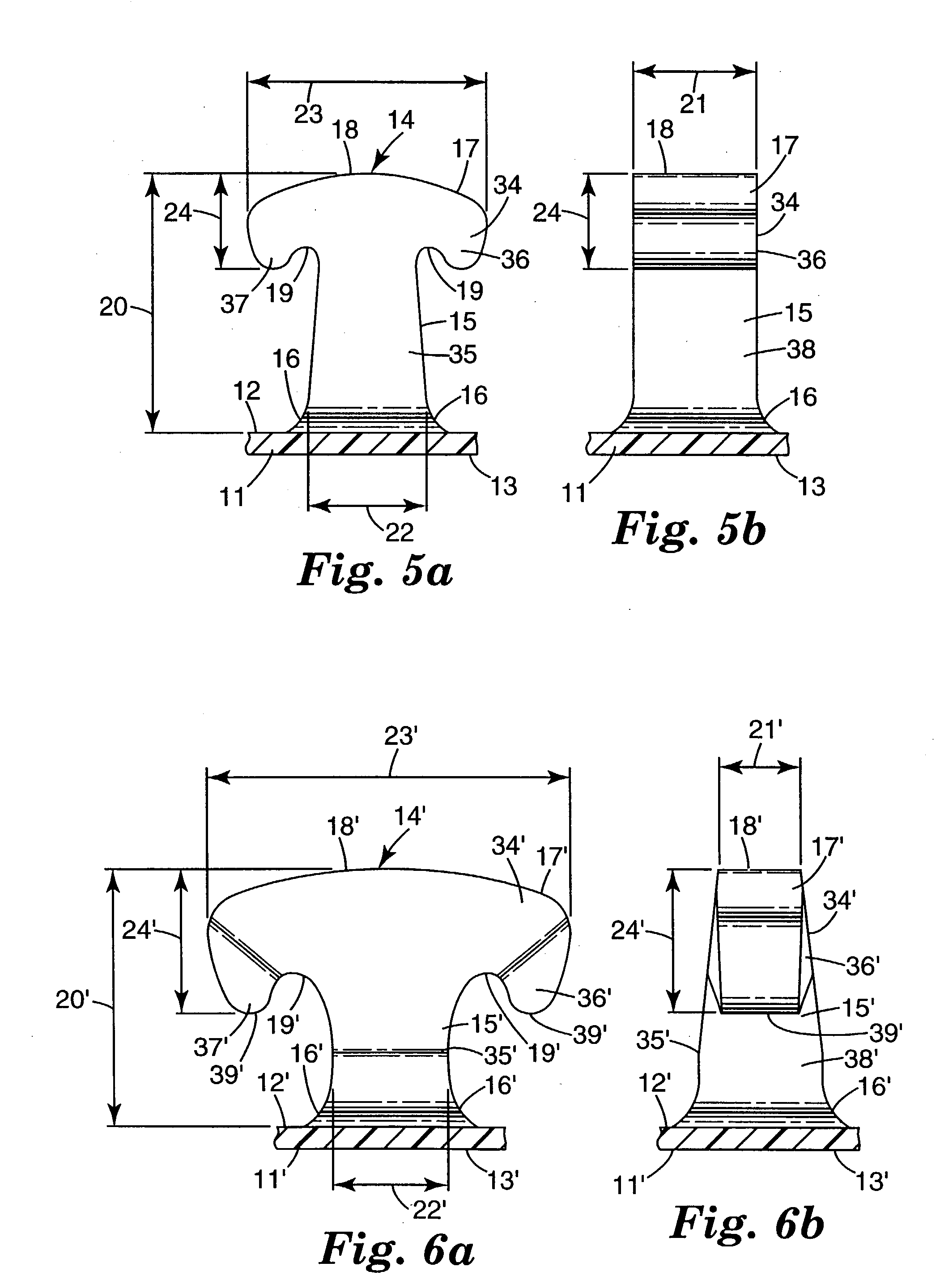 Heat treated profile extruded hook