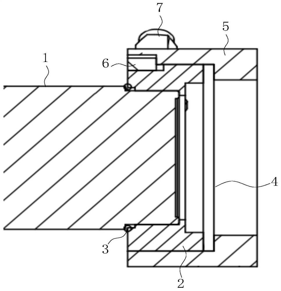 Small nitrogen sealing structure