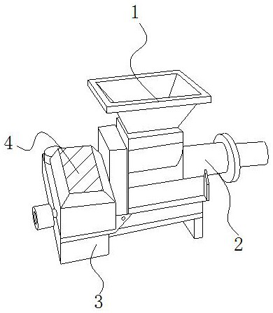 Ceramic raw material pug mill for domestic ceramic processing