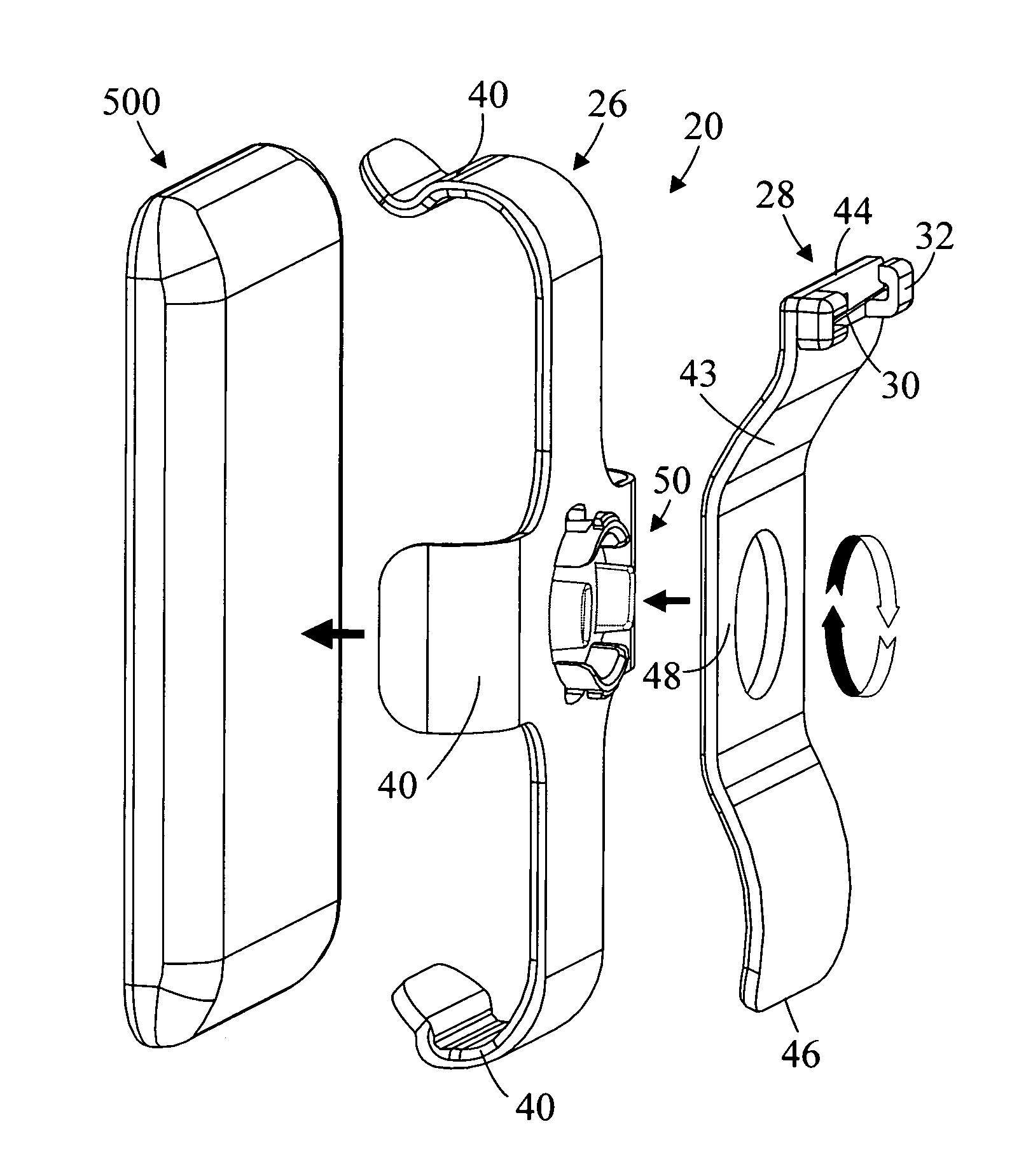 Method for attaching a hand held electronic device to a soft object and coupling therefor