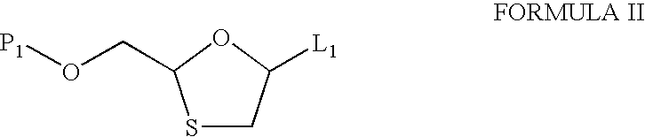 Process and intermediates for the preparation of substituted 1,3-oxathiolanes, especially lamivudine