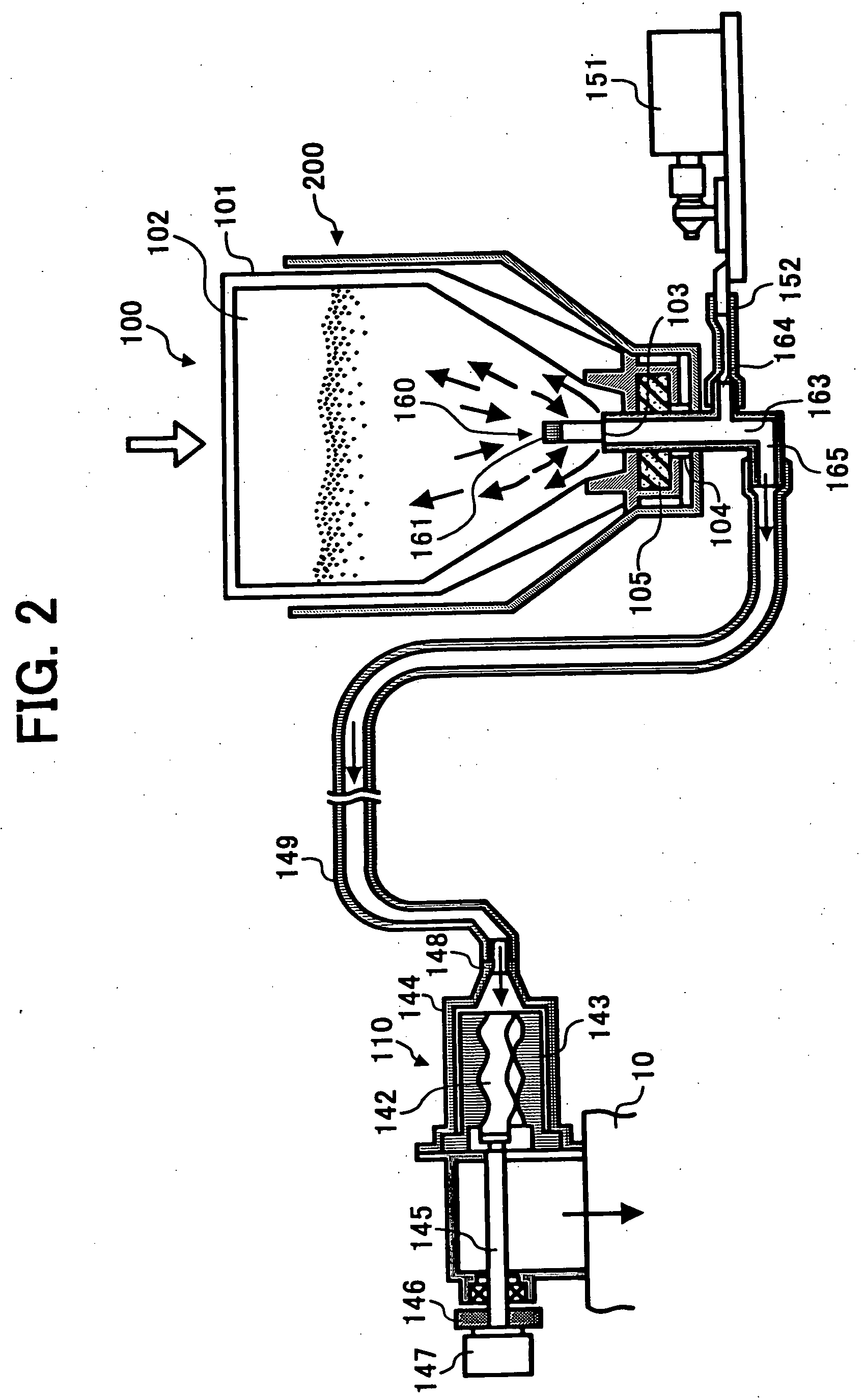 Apparatus and method for replenishing a developing device with toner while suppressing toner remaining