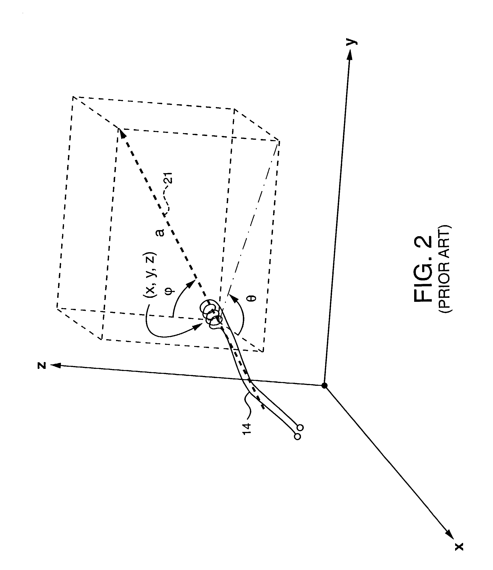 Method and system for navigating a catheter probe in the presence of field-influencing objects