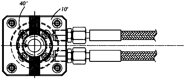 Valve needle drive cylinder and needle valve type hot runner system