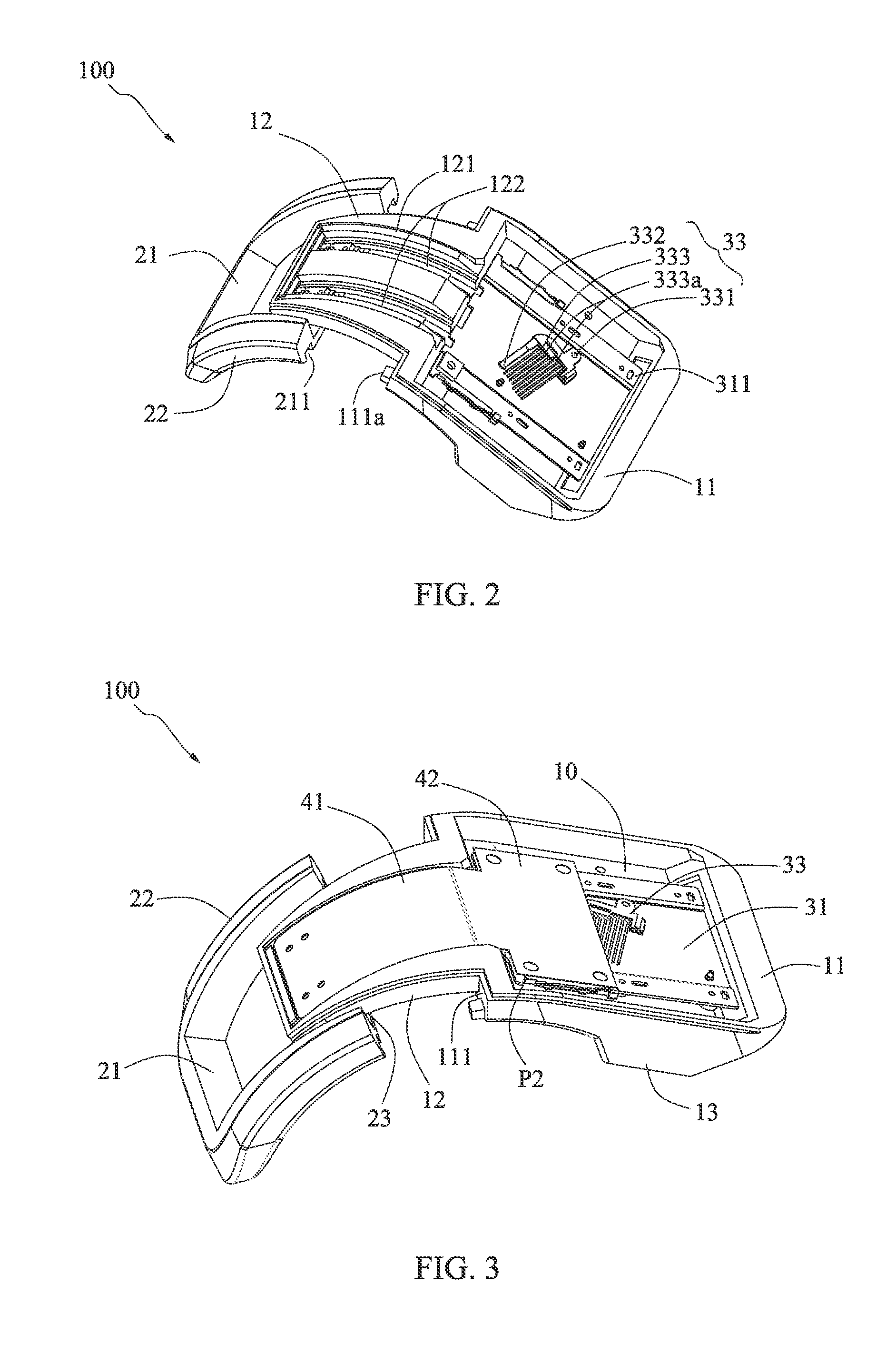 Mouse structure with retracting function