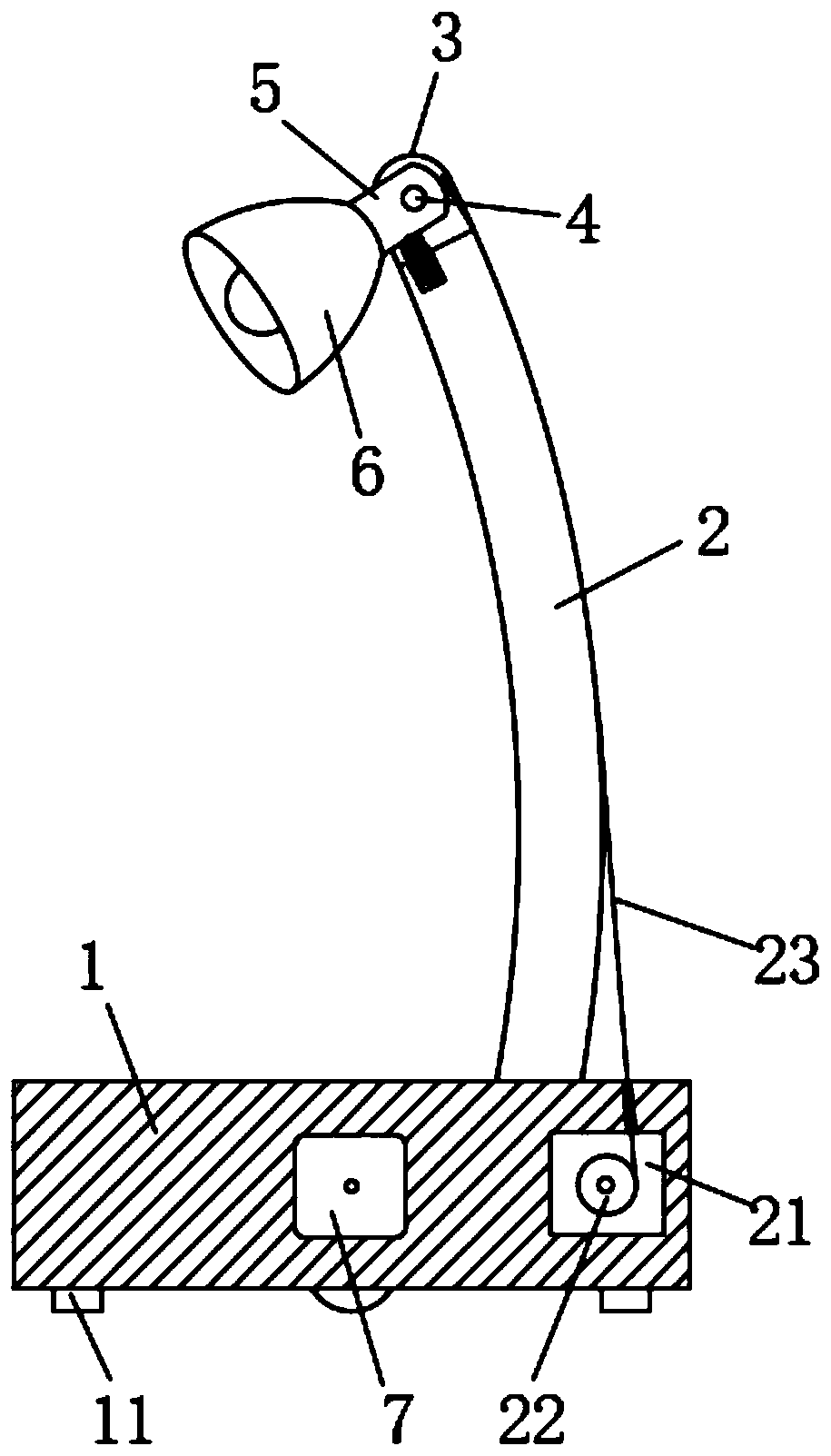 Intelligent sound control table lamp and control method thereof