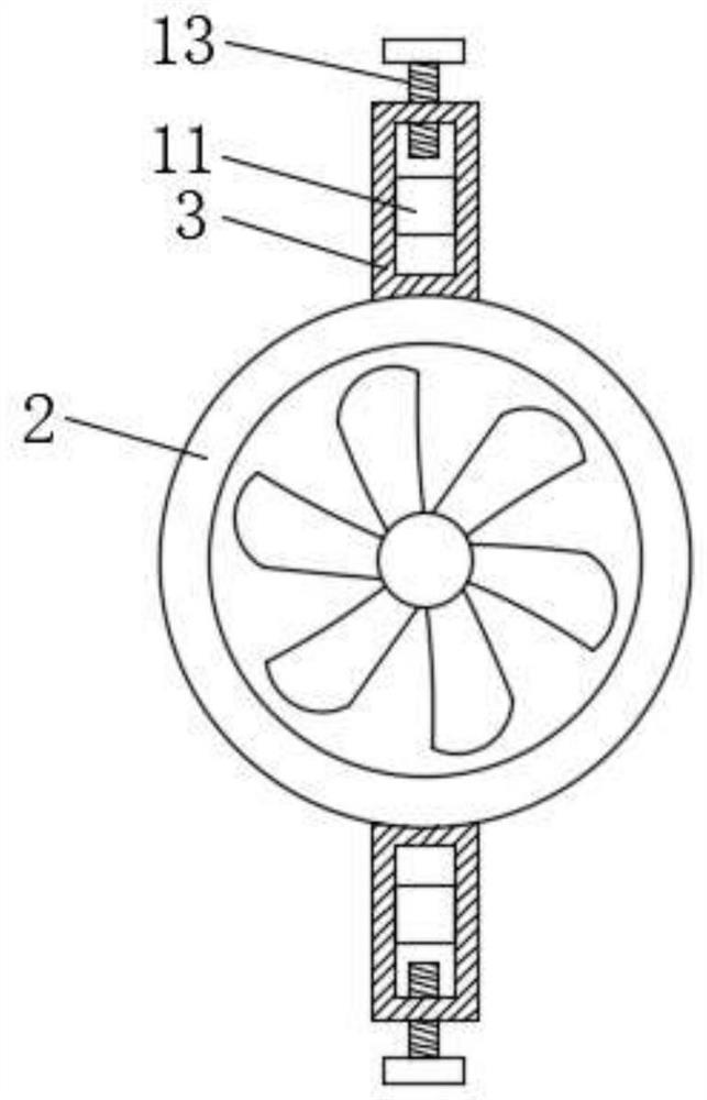 Heat dissipation device of multi-rotor unmanned aerial vehicle