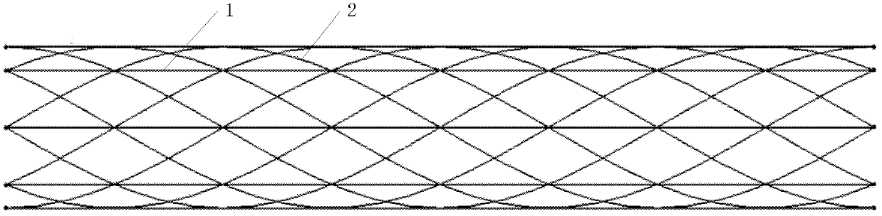 Bamboo-like truss structure