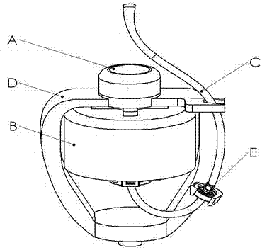 Structure of a separating disk used for blood continuous centrifugal separation