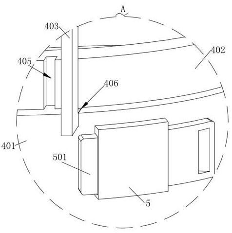 A coke oven flue gas treatment pipe for dust removal, desulfurization and denitrification