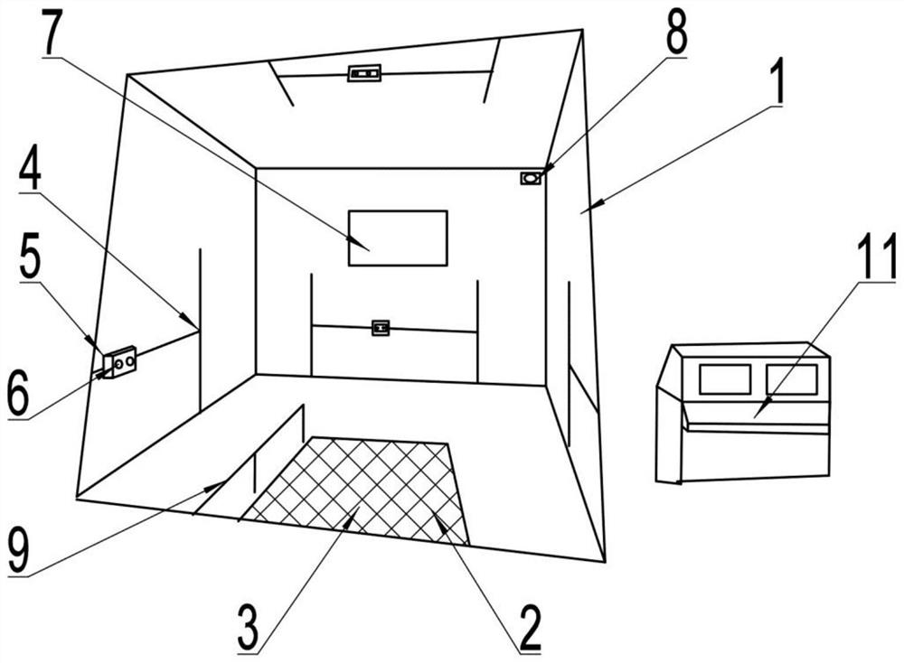 Neurological function rehabilitation exercise evaluation device and use method