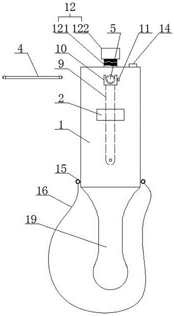 Portable in-service steel bridge stress detector based on magnetic flux technology