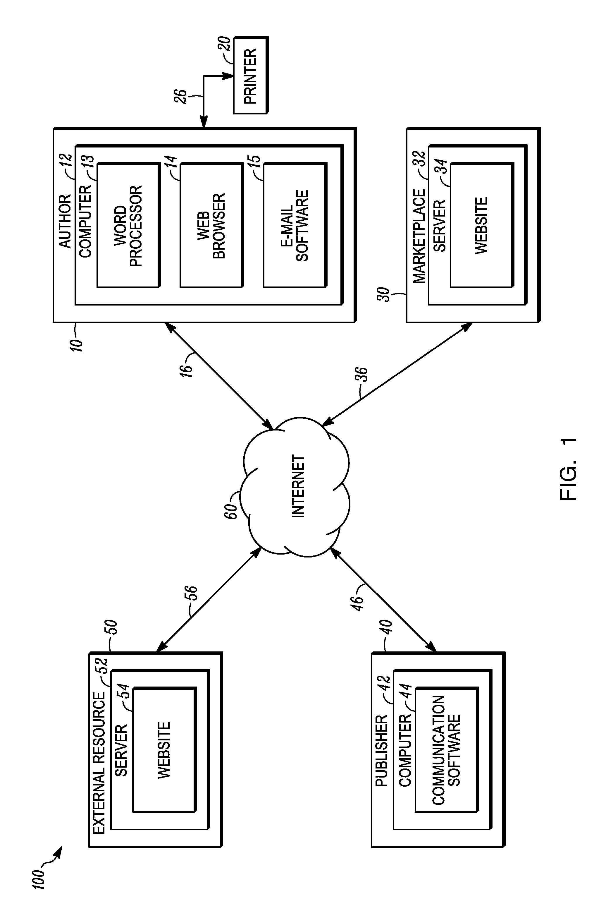 Method and system for checking the consistency of established facts within internal works