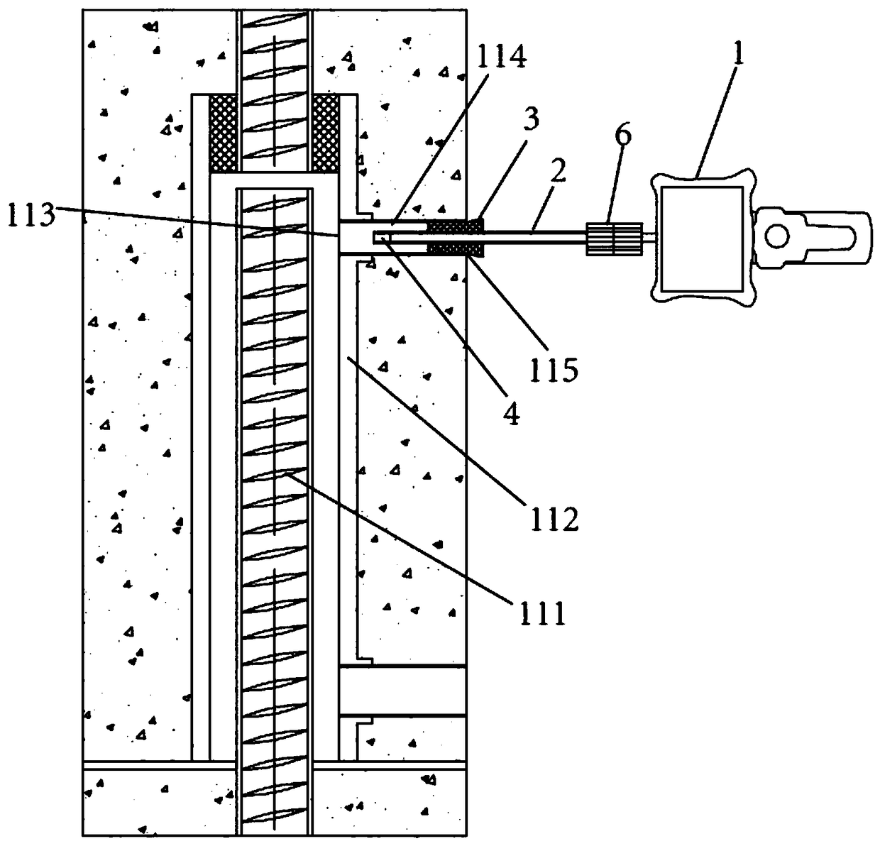 Method for detecting insertion depth of connecting steel bar in semi-grouting sleeve steel bar joint
