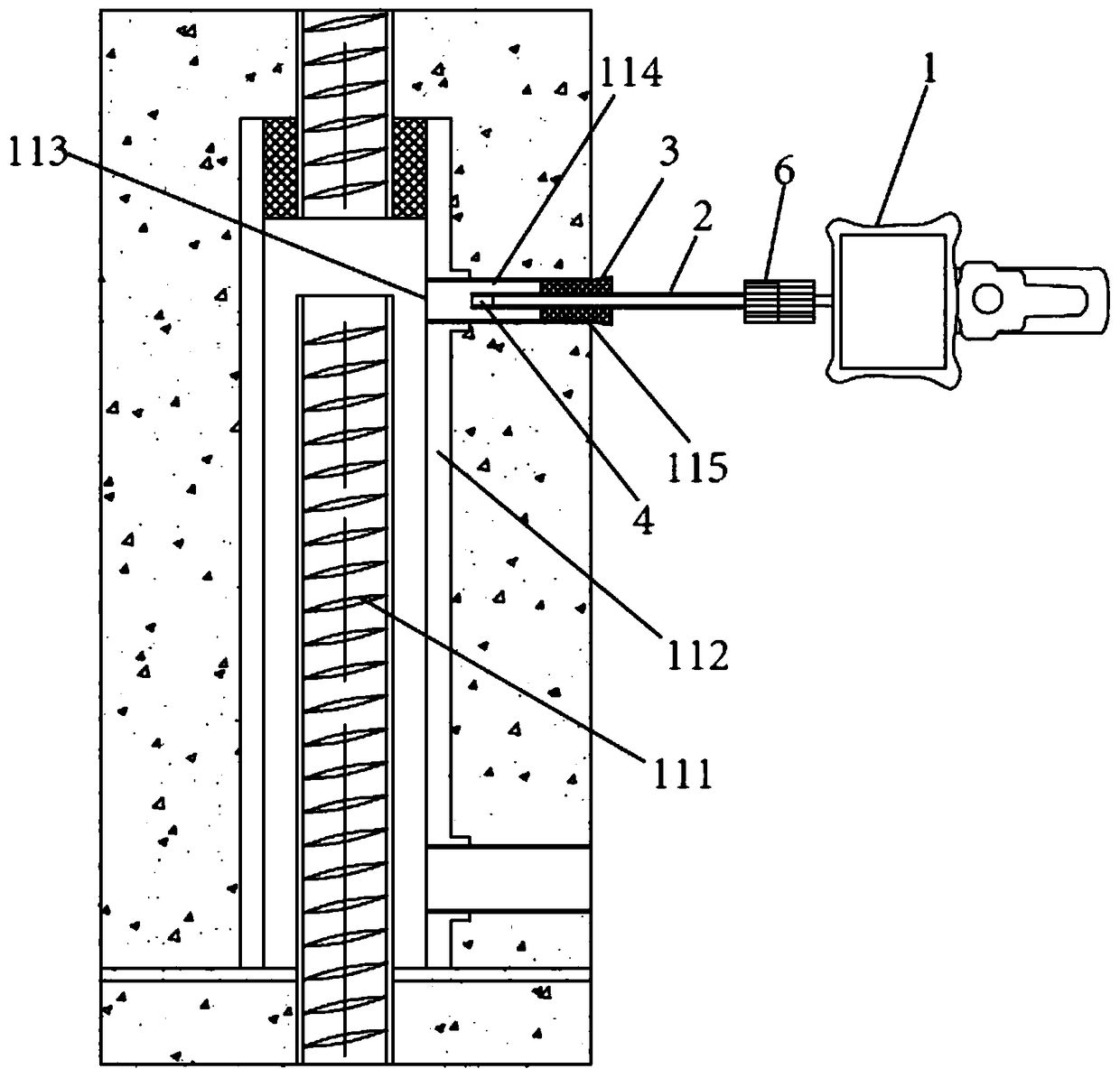 Method for detecting insertion depth of connecting steel bar in semi-grouting sleeve steel bar joint