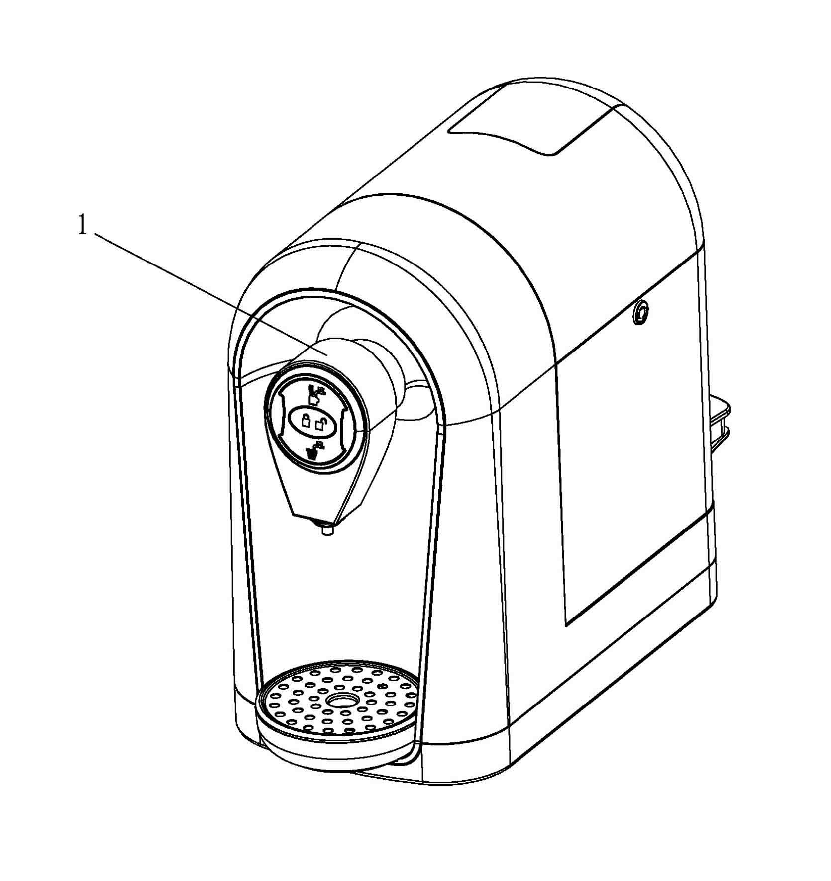 Water outlet port structure for water dispenser