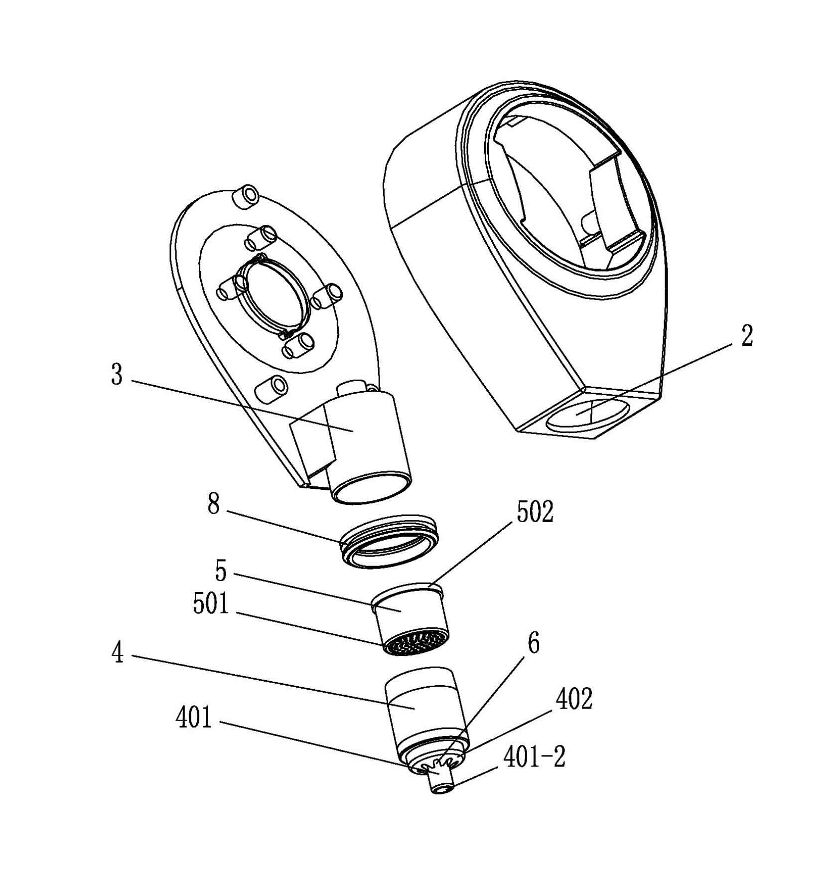 Water outlet port structure for water dispenser