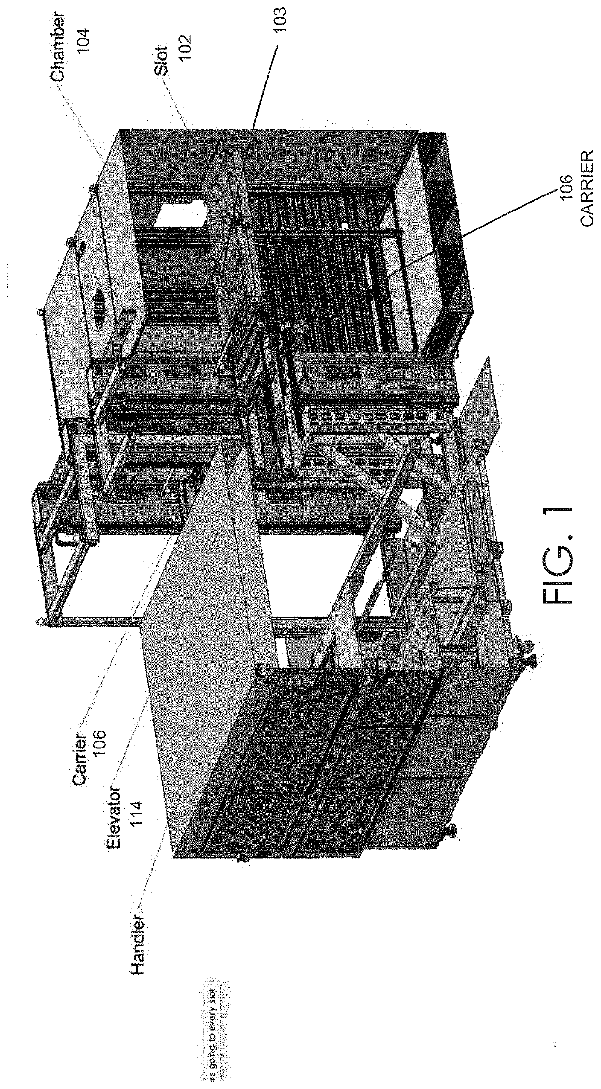 Passive carrier-based device delivery for slot-based high-volume semiconductor test system