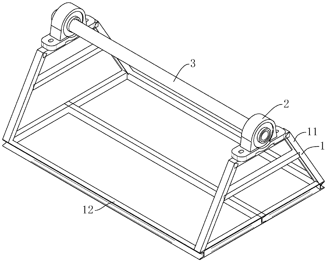 Packaging paper unwinding device