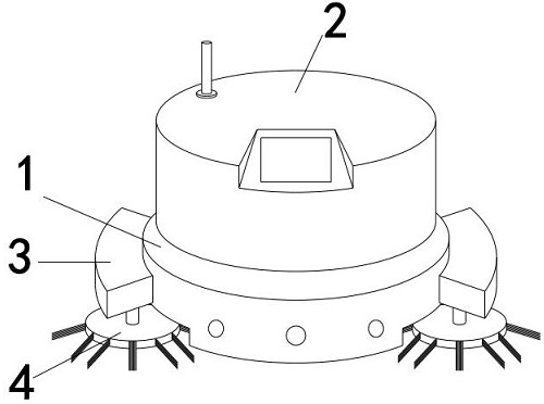 Unmanned cleaning robot and path planning method thereof