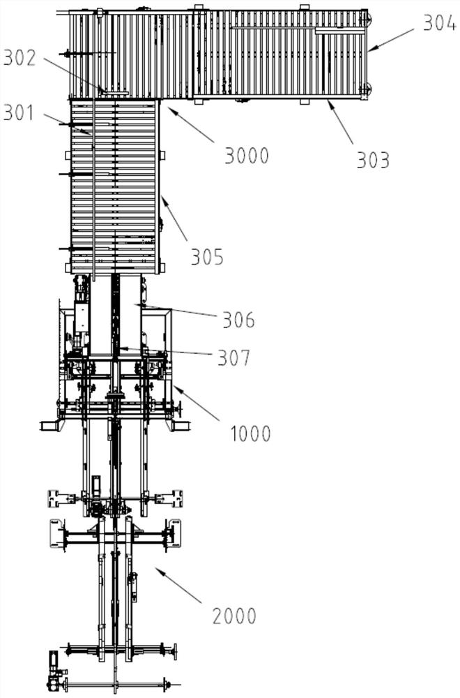 A shallow tray cardboard transport device and cardboard transport method