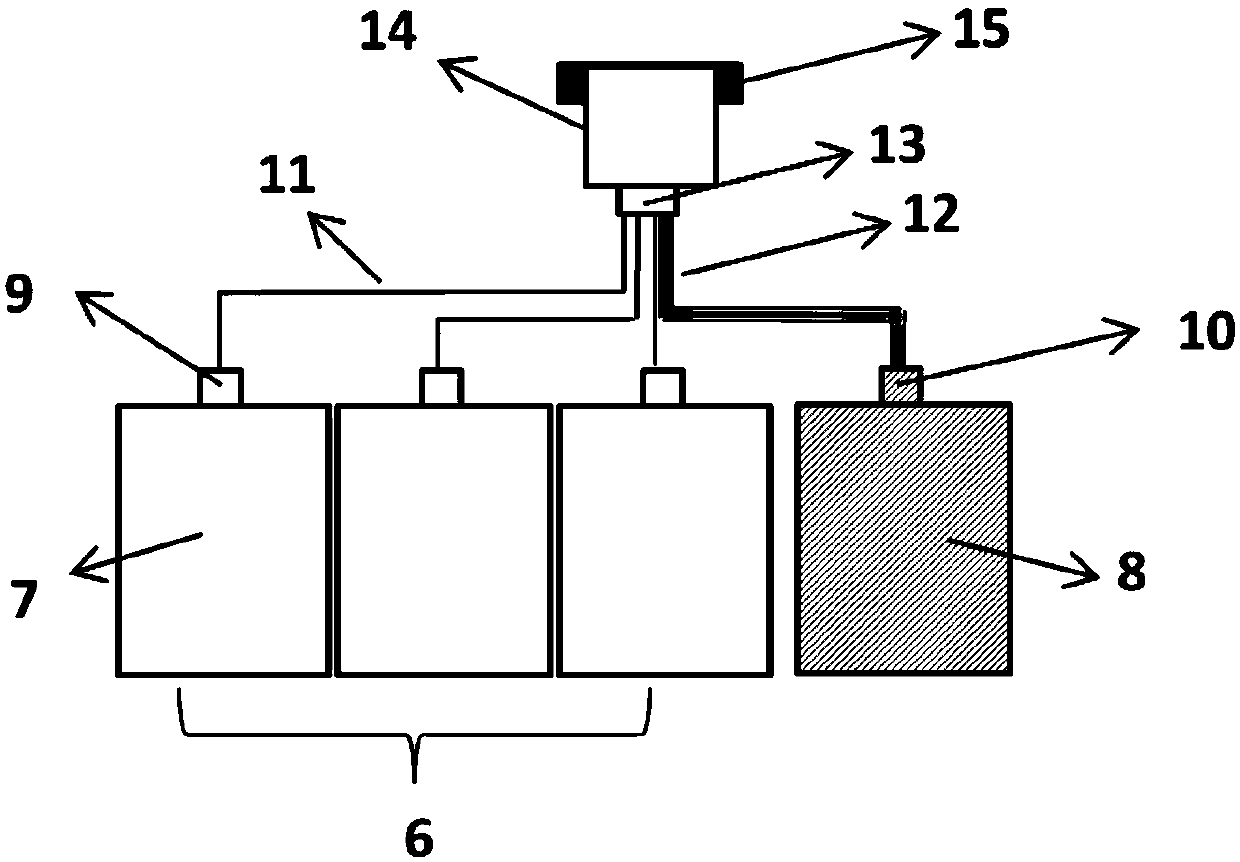 Vehicle wheel shaft multi-point temperature measuring device and method based on visible light and infrared multi-spectrum