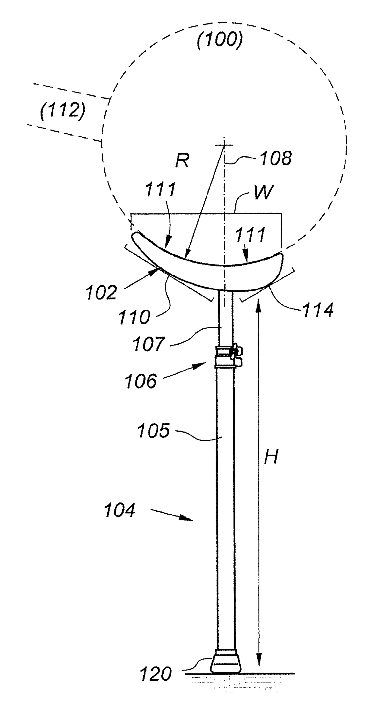 Banjo stand for seated players