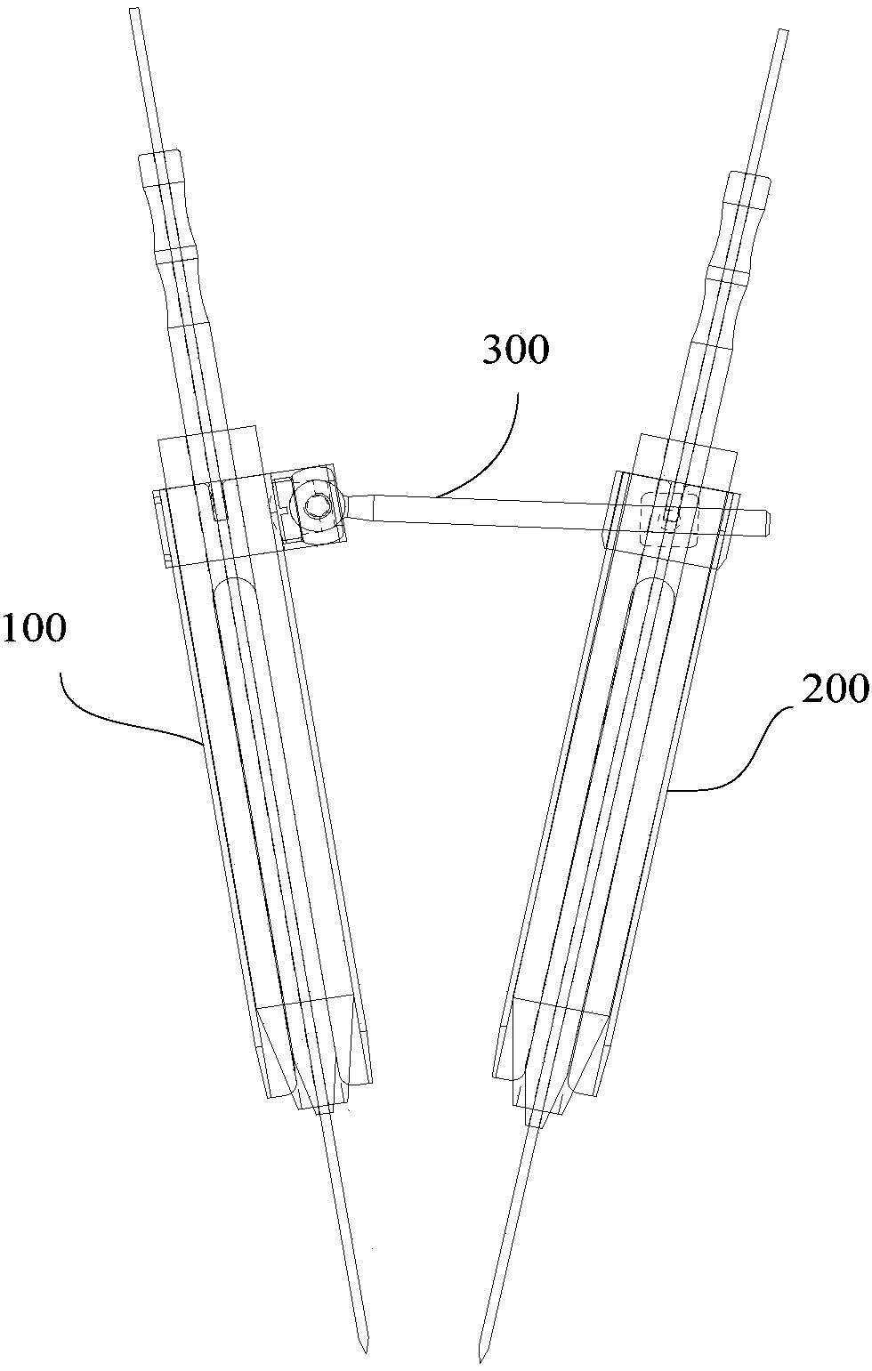 Vertebral pedicle fixing type spinal operation channel device and using method thereof