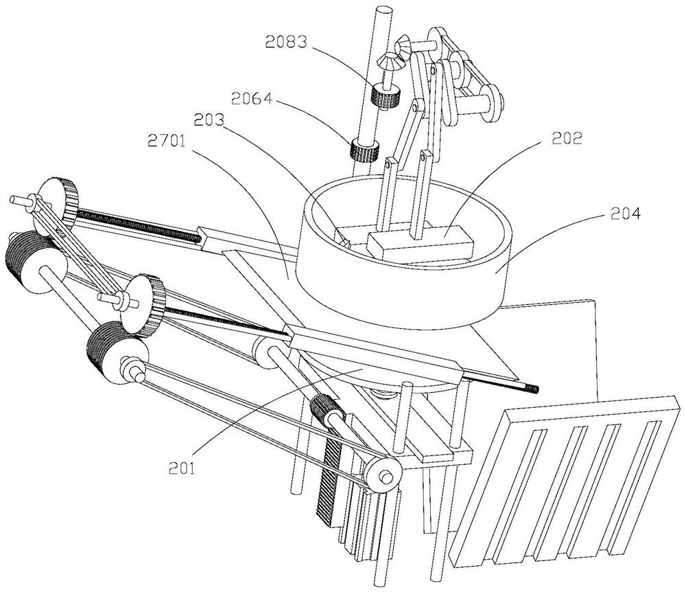 Minced pork processing mechanism, minced pork production line and production method