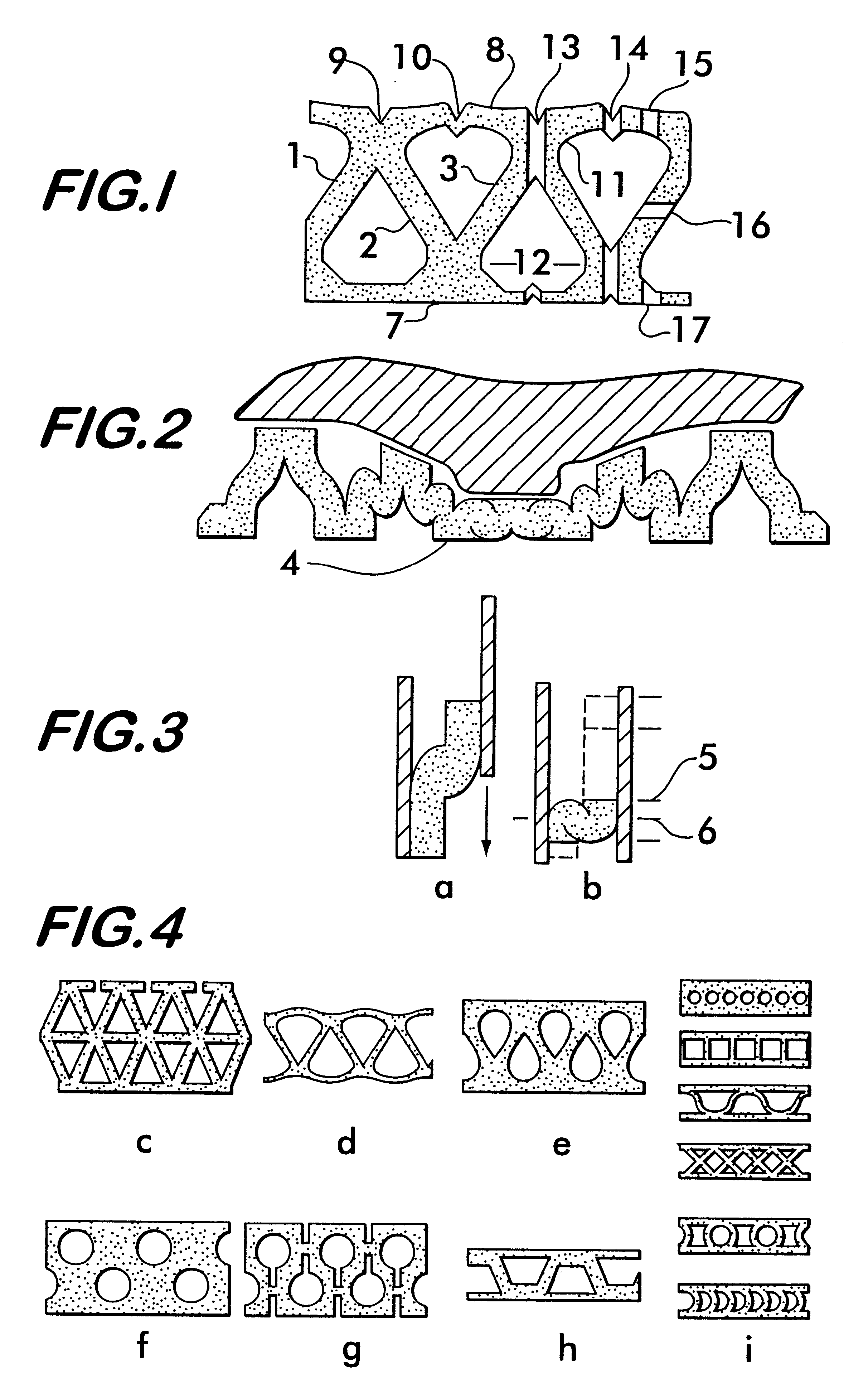 Macrocellular cushion and folding elastomer truss
