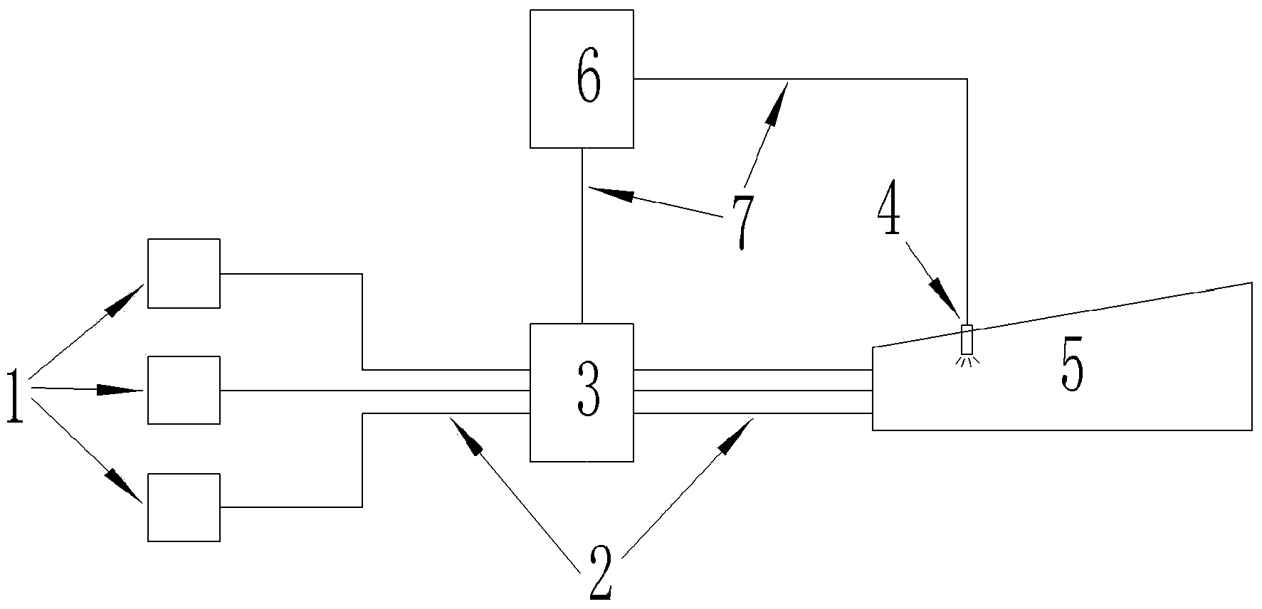 Electric equipment control circuit applied to supersonic combustion test