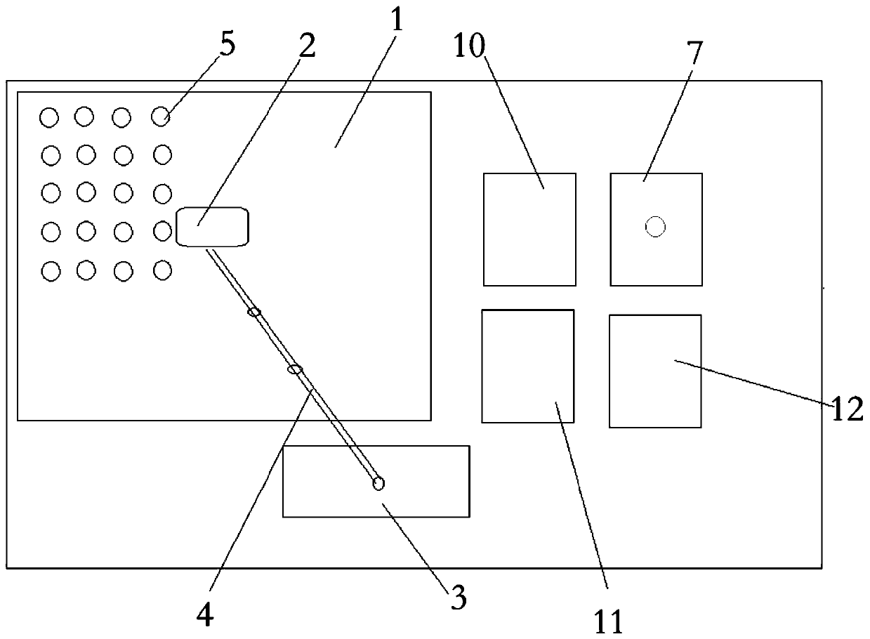 Group nucleic acid test mixing device and method