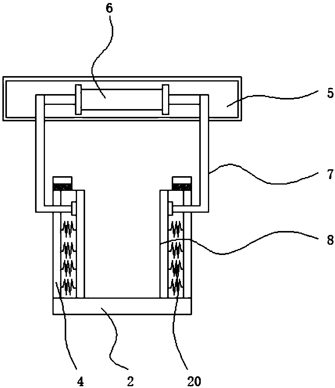 Case unpacking machine capable of preventing articles in cases from being damaged