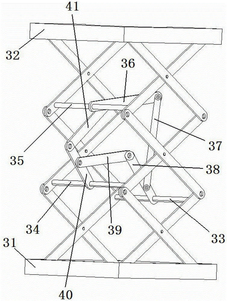 Hybrid linear lever multi-degree-of-freedom controllable lifting type fruit picker