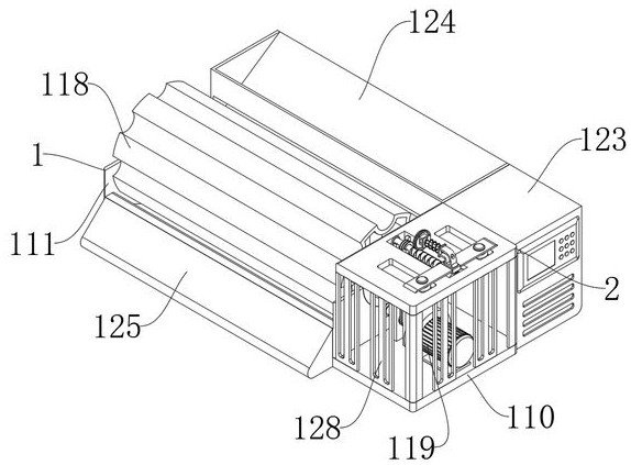 Adjusting type automatic feeding device for metal pipe machining