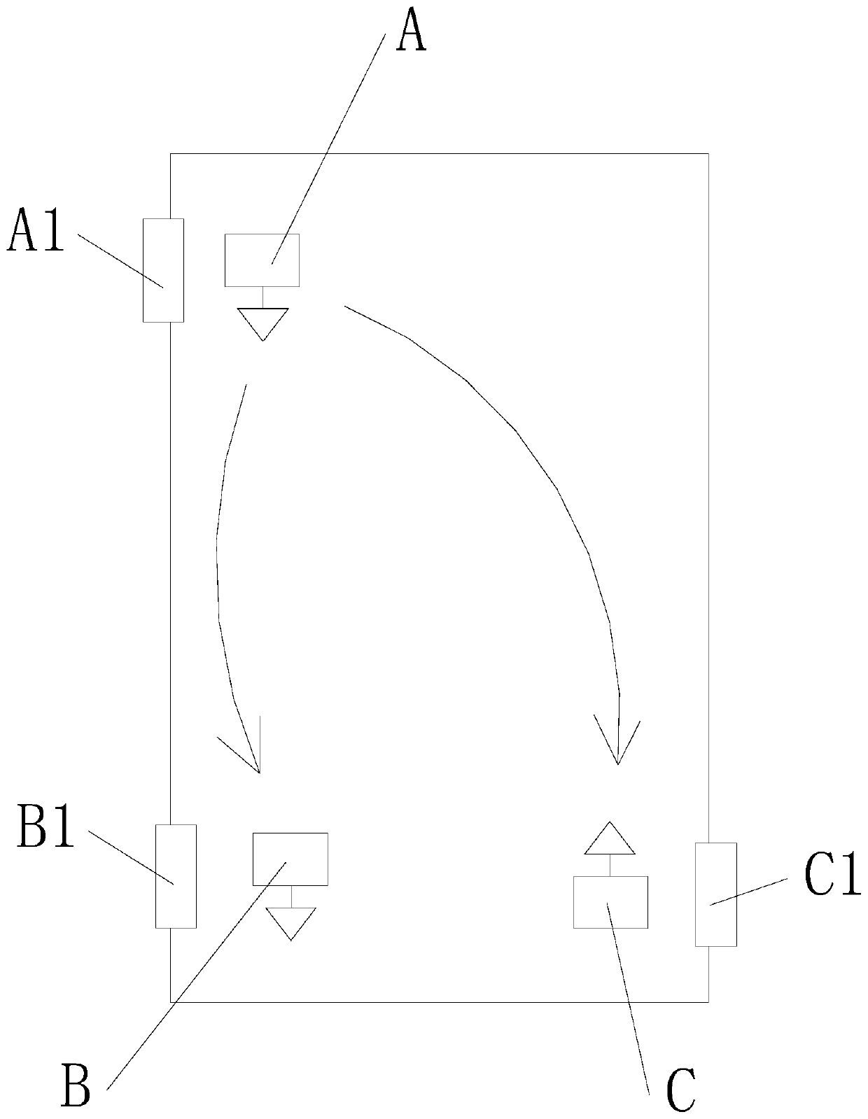 Robot path planning and walking control method and system based on serial numbers