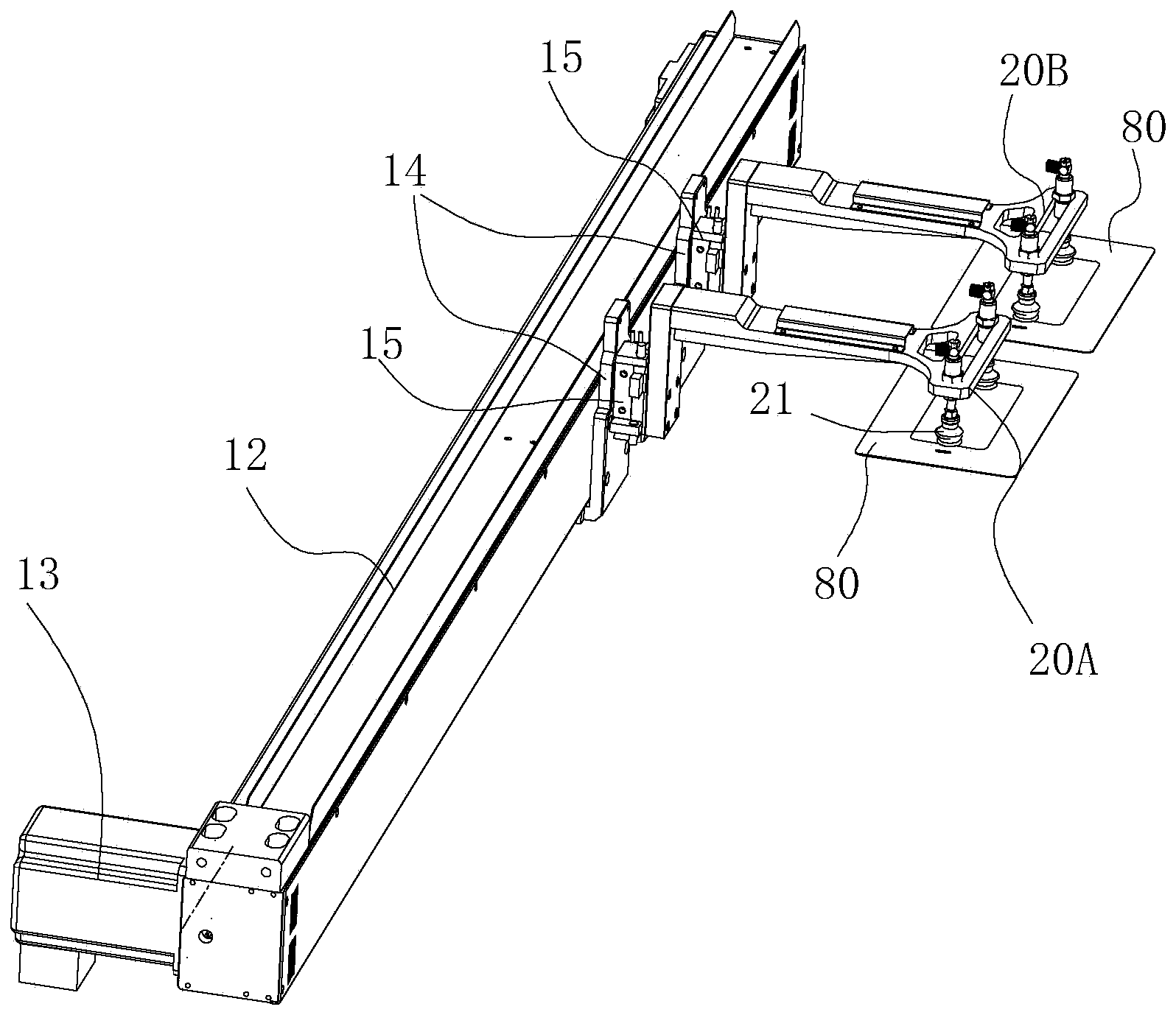 Material reciprocating transferring device and method