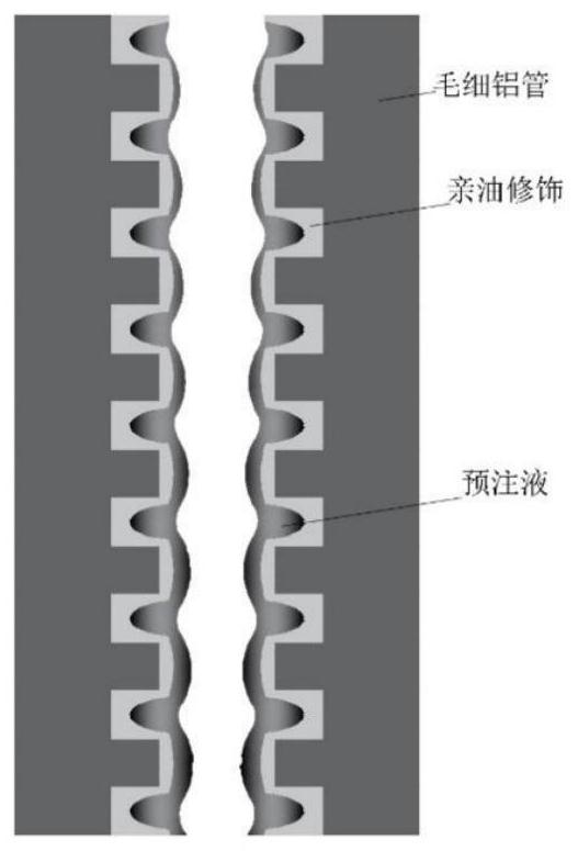 Capillary aluminum pipe for high-speed flowing of gallium-based liquid metal containing oxide layer and preparation method thereof