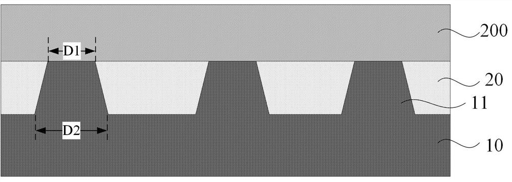 Patterned substrate for LED growth, epitaxial wafer and preparation method of patterned substrate